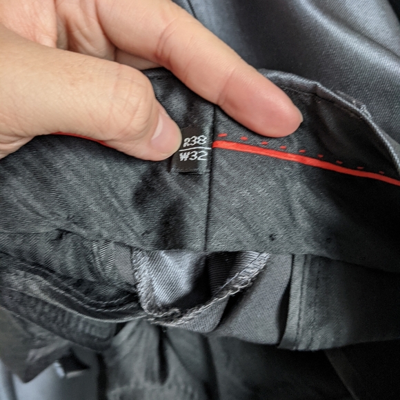 Men's suit & pants - 38R/32W - Grey/charcoal sheen - Picture 10 of 13